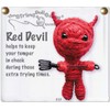 ANGIEHAIE Red Devil The Original String Doll Gang Handmade Keychain