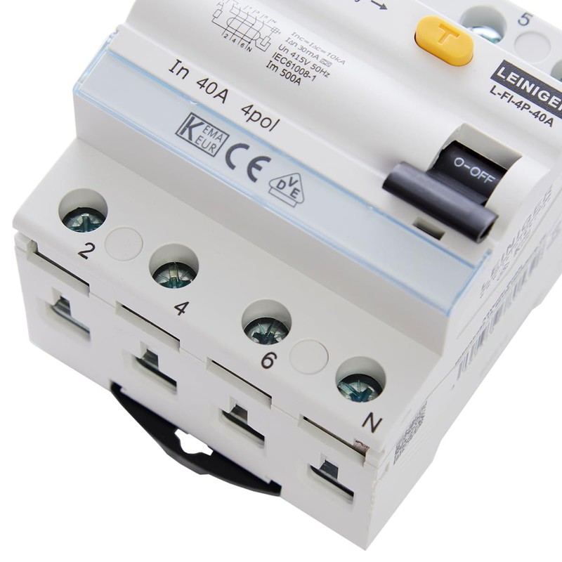 LEINIGER/Residual Current Circuit Breaker/RCD Switch/RCD / 2-Pin / 4-Pin /