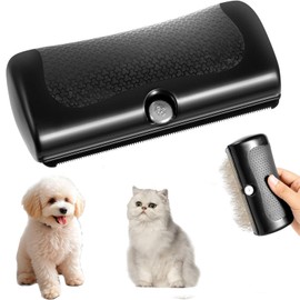 Deshedding Dog Brus,2025 New Deshedding Brush for Dogs, Cats & Horses, Pet Hair Remover Comb for Shedding,for Matted & Loose HairC (Black)