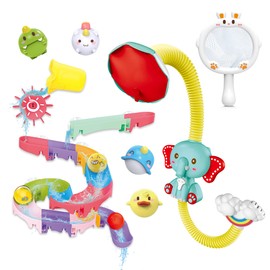 taseyok Toddler Bath Toys, Elephant Shower Toys, Baby Bathtub Toys, for 3 4 5 6 7 8 Year Old Toddler