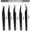 My Lash Tools Fiber Tip Lash Tweezers for Eyelash Extensions