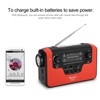 FM/AM/SW Solar Hand Crank Radio Memory Card Music for Bluetooth
