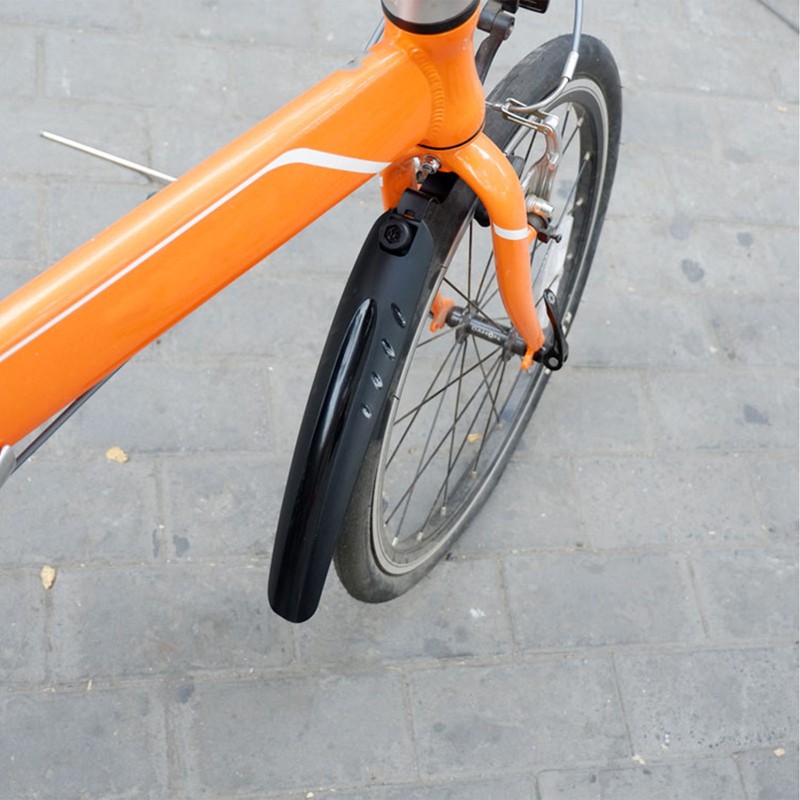 14in Folding Bike Fender Set Plastic Easy To Install Bicycle
