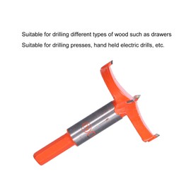 Broca Forstner Broca para Carpintería Sierra de Perforación Broca Abridor de Orificios Broca Escariador Cabezal Curvo de Herramienta de Madera de Carburo Cementado Broca de