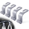 LivTee Car Seat Headrest Hook, Car Headrest Hidden Hook, 4