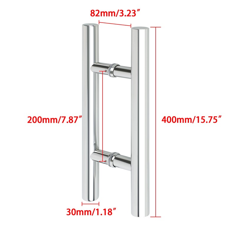 Alise Shower Door Handle,Sliding Glass Door Pull 16 Inch Round