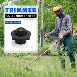 FS38 Trimmer Head Compatible with Stihl String Trimmer | FS 40C Weed Eater Head, FS 38 FS45 FS 45 FS40C FS40 FS45C FS46 FS50 FS50C FSE60 FSE71 FSE81 FSA60R FSA86R, C5-2 Replacement