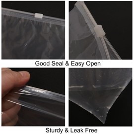 Plastic Zipper Storage Bags : 10pcs Large 5 Gallon Clear Space Saver Bag 18x24 Inches Clear Reclosable Bags Travel Accessories