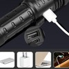 XHP90 Flashlight Zoomable Focusing USB Rechargeable TypeC Rechargeable Torch Outdoor