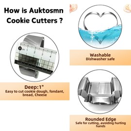 LUBTOSMN Gnome Cookie Cutter-4.3 Inch-Diswasher Safe-Holiday Cookie Cutters Fondant Biscui Cutters