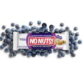 No Nuts! 100% Nut Free Dairy Free Vegan Protein Bars, Blueberry & Vanilla, Organic, Kosher, Egg-Free, Non-GMO & Dairy-Free Protein Bars