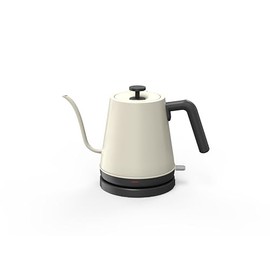 KLEAH Gooseneck Electric Kettle - 0.8L Automatic Shut Off Tea & Coffee Kettle, Hot Water Boiler Pour Over Coffee Kettle, 1200W Quick Heating Keep Warm, Beige