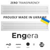 Engera Bathroom Door Air Vent Grille Two Sided Ventilation Cover