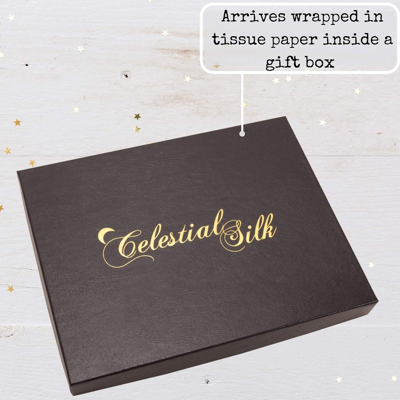 Celestial Silk 100% Silk Pillowcase for Hair Zippered Luxury 25