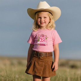 6th Birthday Girl Shirts Rodeo Western Cowgirl Tshirt Kids Sixth Birthday Tee Gift 6 Years Old Tops