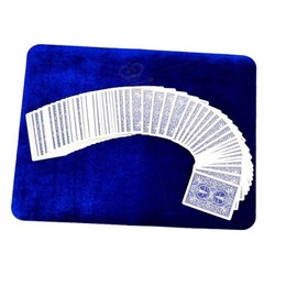 Table Magic Card Magic Trick Supplies Close-Up Mat Magic Supplies Non-Slip Mat 16.5 x 12.6 inches (42 x 32 cm) (Blue)