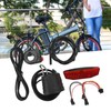Electric Bike QD168 Front Light DR001 Rear Light Set with