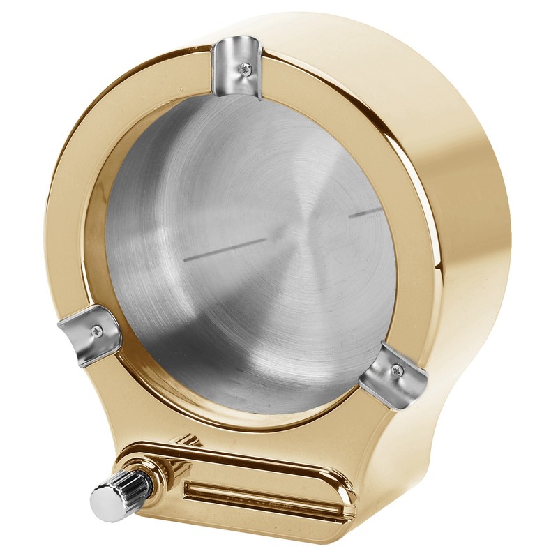 Stainless Steel Ashtray with Matches Lighter Function for Home Office