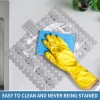 Kitchen Plastic Sink Saddle, Sink Divider Mat with Strong Suction