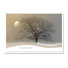 metALUm Mourning Card Silent Tree in Moonlight 01524