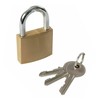 Dapetz ® Pack of 4 Brass Small Padlocks with 3