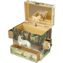 Enchantmints Unicorn Horse Musical Jewelry Box Spins to "The Unicorn" Treasure Storage