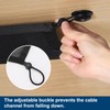 WurdeWindig Cable Management Net, Black Cable Manager Kit,Flexible Under Desk
