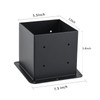 AXWHYS 6x6 Post Base 8 Pcs, (Inner Size 5.6x5.6) Post