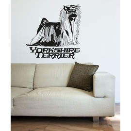 Vinyl Wall Decal Sticker Yorkshire Terrier OS_AA634s