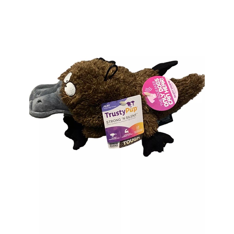 Trustypup Plush Strong 'n Silent - Silent Squeaker Technology -