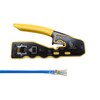 Pinza Crimpadora 3 en 1 Cortadora Peladora Cable Ponchadora RJ45