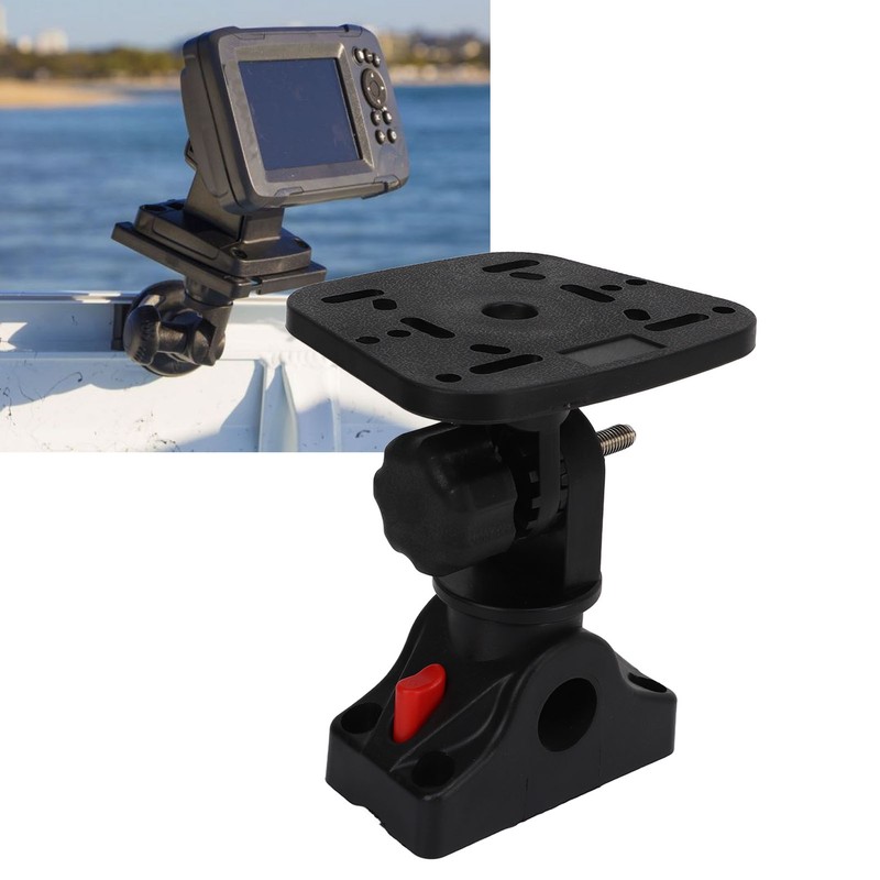 Fish Finder Mount 360 Degree Rotation Screw Fixed Installation Portable