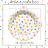 BFB Party Dessert Plates 7 inch 24 Pieces Paper Plates