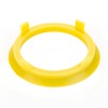 LST 4 x yellow centre spacer rings for alloy wheels,