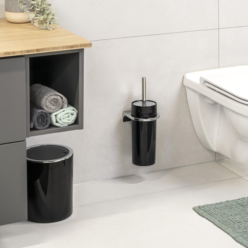 Bremermann bathroom series Savona cosmetic bin with a swing lid,