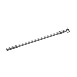 Draw Rod for Cordless Window Blinds and Shades, Universal Pull Rod and Adjustable The Window Shades Down and Up (13 - 24 inches, Silver Metal Rod)