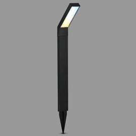 BRILONER - Solar Lamp for Outdoor Use with Twilight Sensor, Sprit Water Protection, Adjustable from Warm White to Cold White, Outdoor Lamp, Floor Light, Path Light, Bollard Light, 66 x 50 x 12.5 cm,