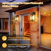 TOBUSA 2-Pack Motion Sensor Outdoor Wall Lights, Waterproof Dusk to