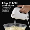 Hamilton-Beach Proctor Silex 62515PS 5-Speed Easy Mix Hand Mixer, White
