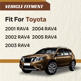 Chassora K80297 K80298 2PC Rear Stabilizer Sway Bar End Link Fit for Toyota 2001 2002 2003 2004 2005 RAV4