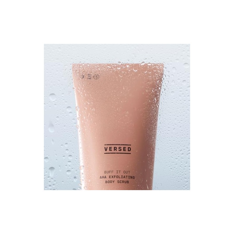 Versed- Exfoliante corporal y mascarilla exfoliantes AHA Buff It Out,