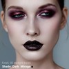 Black Metallic Liquid Lipstick Long Lasting Waterproof Dark Mirage