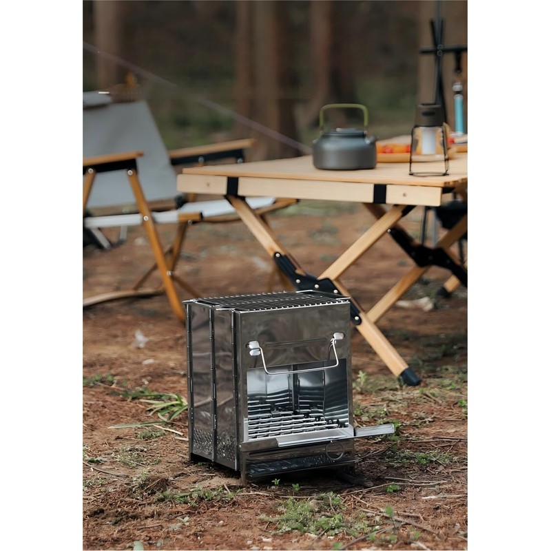 DWD Mini Folding Stove Stainless Steel 201 Grade with Carry
