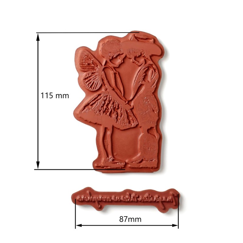 Cosmic Shimmer Imagination Pre Cut Rubber Stamp Set by Andy