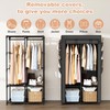 BrFoYu Portable Closet for Hanging Clothes, Portable Wardrobe Closet with