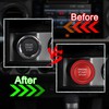 TOMALL Aluminum Engine Start Stop Push Button Cover Trim Compatible
