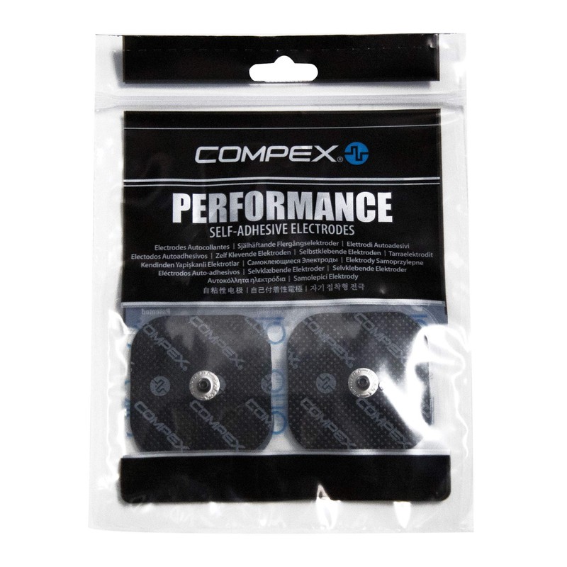 CefarCompex Elektroden Performance Snap 5x5 6260760, Schwarz