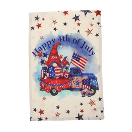 CAXUSD Independence Day Outdoor Garden Flag Decorative Patriotic Linen Banner for Lawn Farmhouse and Patio Durable and Stylish Flag for Celebrating National Holidays