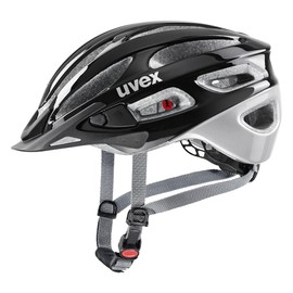 uvex true - Lightweight All-Round Helmet for Women - Individual Size Adjustment - Expandable with LED Light - Black/Silver - 55-58 cm