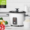 Starfrit Electric Rice Cooker - 6 Cups - Steamer Basket,